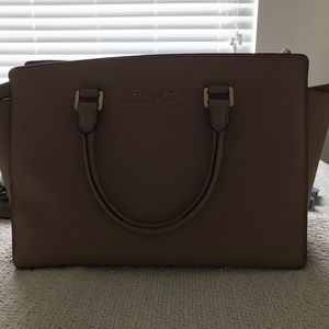 Michael Kora Medium Selma Leather Satchel